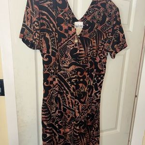 Lightweight African-style maxi dress